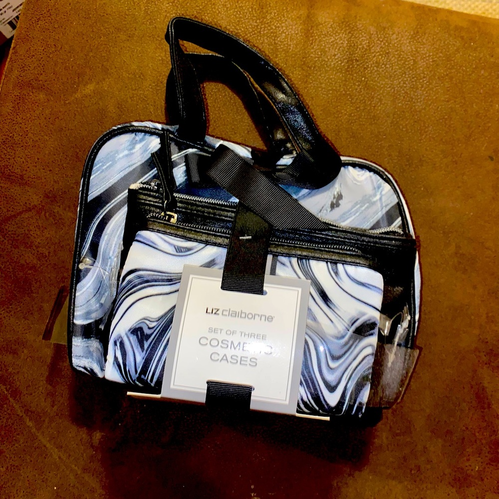 Liz Claiborne Travel Cosmetic Cases - 3pk